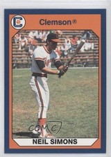1990 Collegiate Collection Clemson Tigers Neil Simons #66 0c4