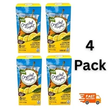 Crystal Light Lemon Iced Tea Drink Mix - (4 Pack) 24 Total Pitcher Packets