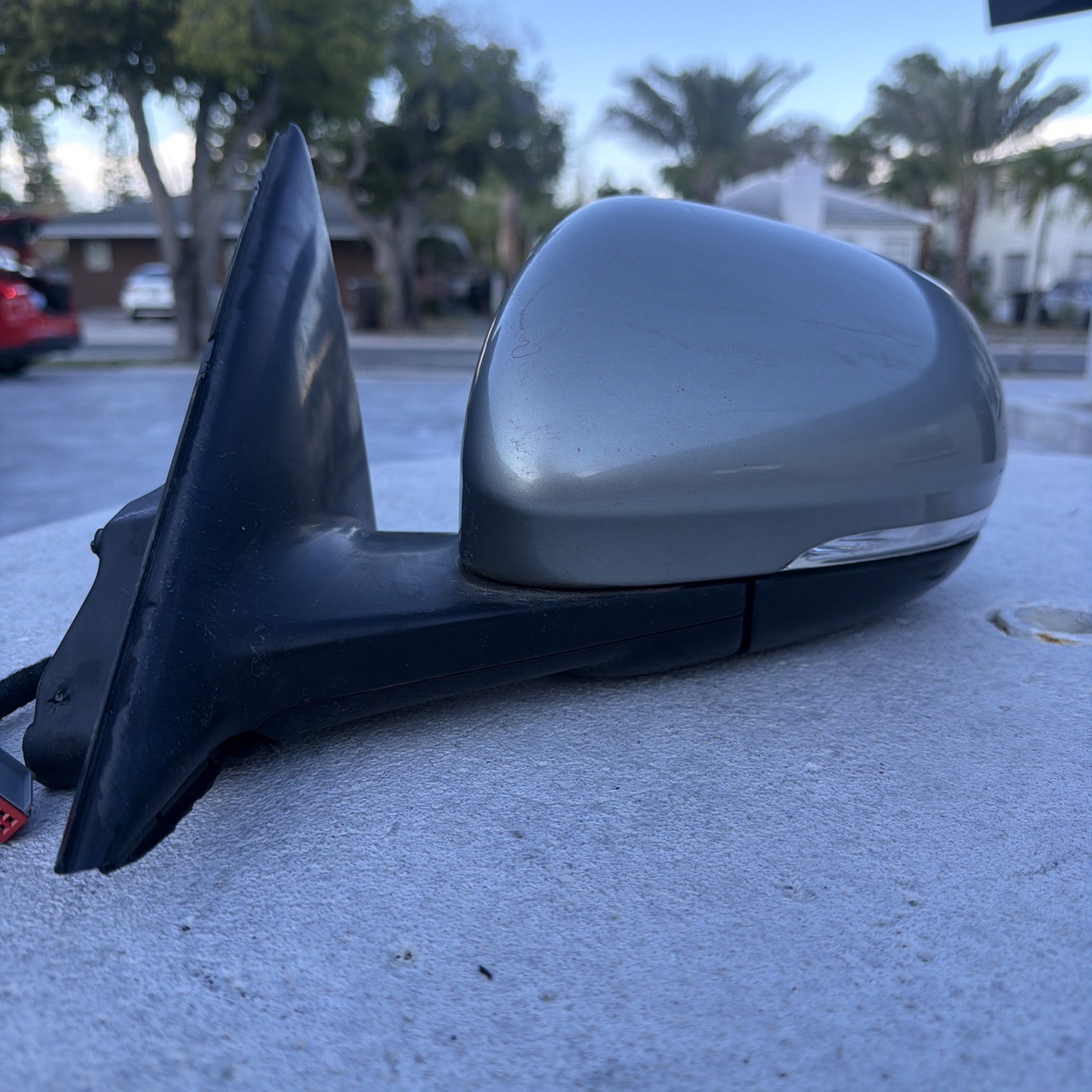 10-15 Jaguar XF XFR X250 Left Driver Side Rear View Door Mirror Silver GDR OEM