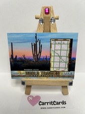 PHOENIX, ARIZONA 2022 Upper Deck Goodwin Champions World Traveler Map Relic