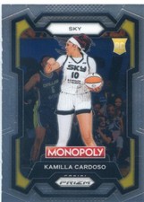 2024 Panini Monopoly Prizm WNBA KAMILLA CARDOSO RC ROOKIE #2 BASE CARD SKY