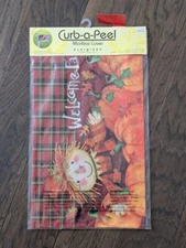 New - Curb-a-Peel Magnetic  Mailbox Cover Fabric- Scarecrow