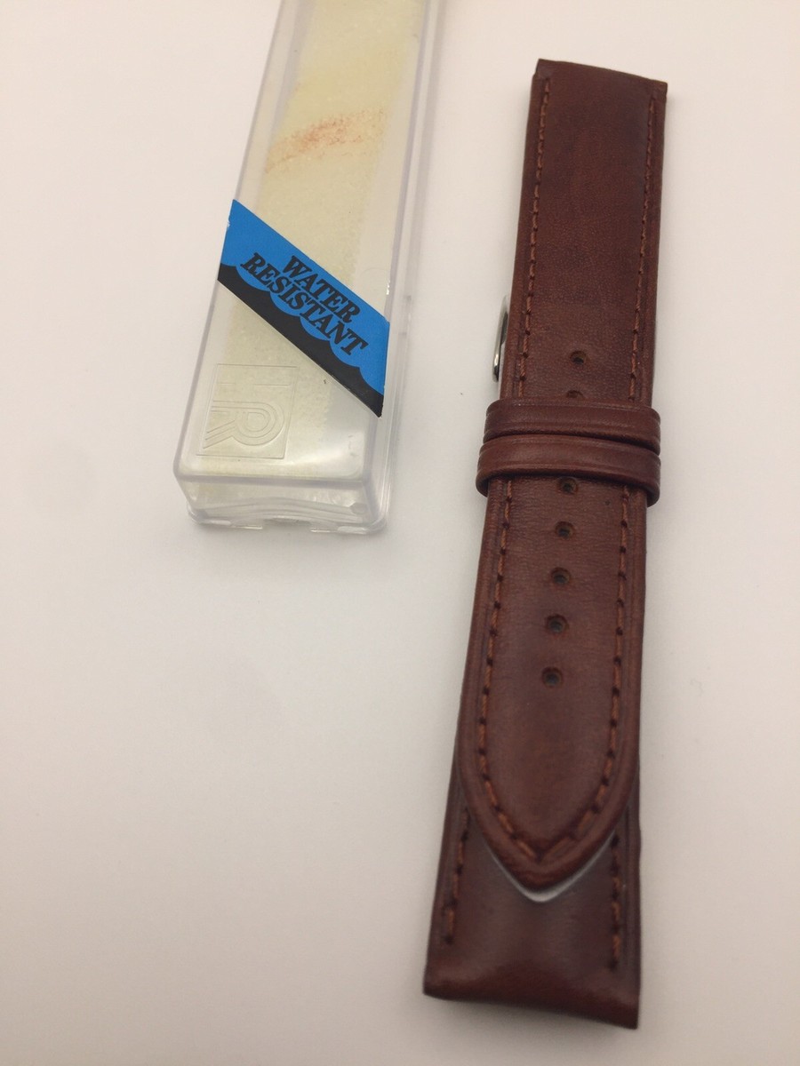 Hadley Roma Men Genuine Leather 20R Chocolate 20mm MS743 Fine