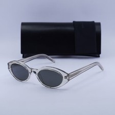 New Saint Laurent SL567 003 Transparent Beige/Grey 51-20-140 Sunglasses