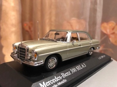 Mercedes Benz 300 Sel 6 3 W109 1968 1 43 Minichamps Green Rare Ebay