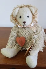 13" Artist Teddy Bear MADIE 1989 Muriel Townsend SIGNED Cranberry Mountain