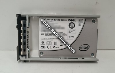 C2GJT - Dell 800GB 2.5'' 6Gbps SATA SSD (Intel DC S3610) in Gen13 Tray (RX30)