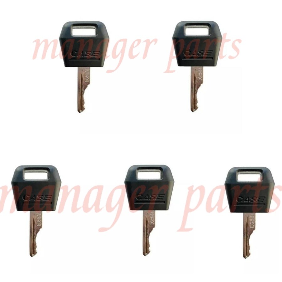 5x Ignition Key 1964831C2 For Case Tractor Dozer Backhoe 3394 4494,5120,5130
