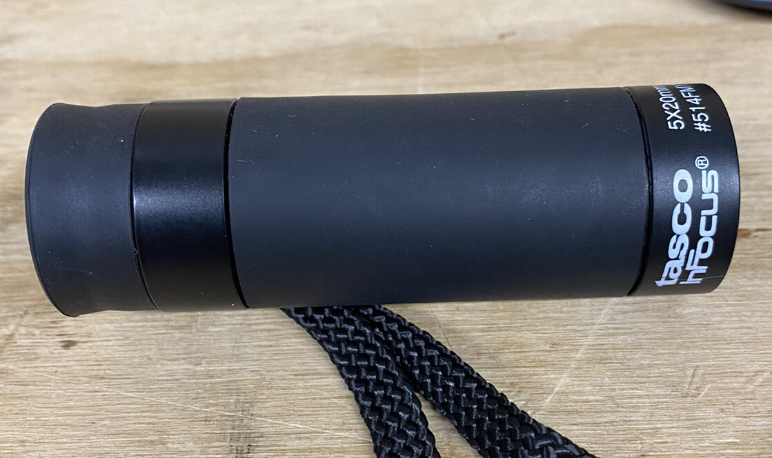 Tasco Infocus 5x20mm Golf Scope #514FMY with Strap and Case