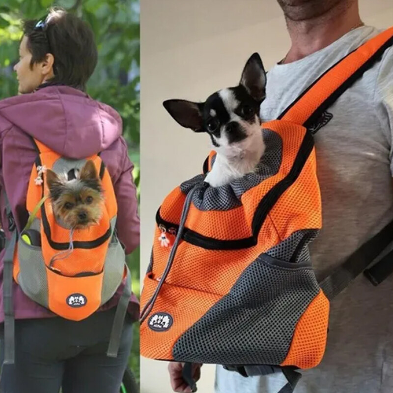 Pet Dog Carrier Puppy Travel Backpack Front Travel Portable Mesh