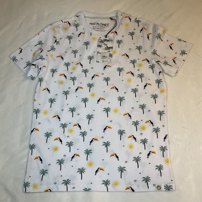Free Planet  Eco Friendly Company Men s Graphic Tee Small Size MSRP $38