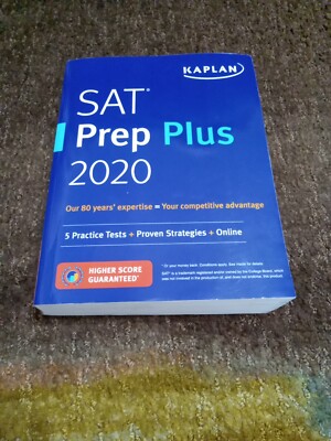 SAT Prep Plus 2020 Kaplan Paperback 5 Practice Tests, Proven Strategy, Online