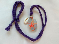 Beach Sea Glass Pendant Necklace 28" Adj Women's Jewelry USA Seller Gift