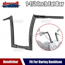 14" Ape Hanger 1-1/2" Fat Handlebar For Harley Sportster Dyna Softail Road King
