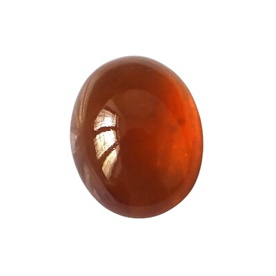 25.00 CARAT HESSONITE GARNET OVAL NATURAL UNTREATED GEMSTONE USE RING OR PENDANT