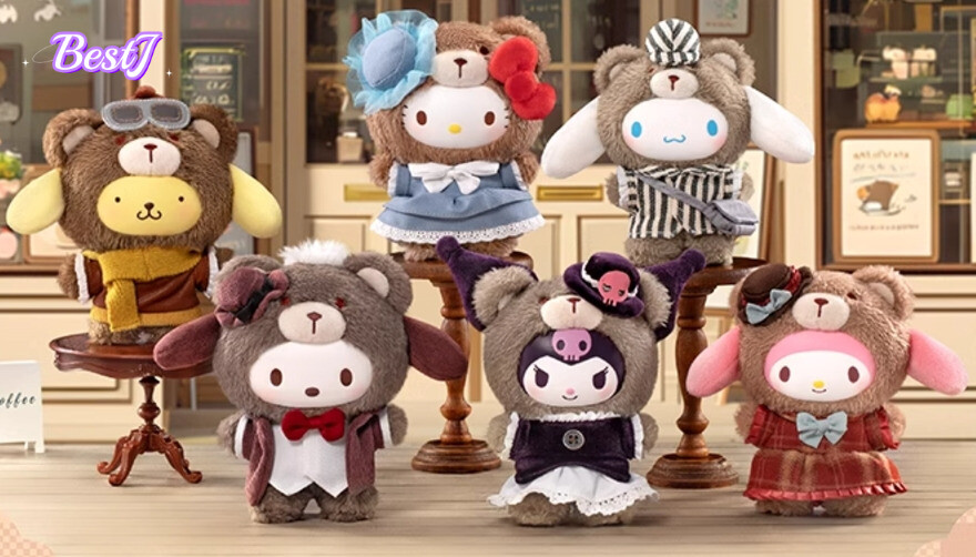 Afternoon Tea ぬいぐるみ TOPTOY Sanrio Afternoon Tea Series Plush Doll Keychain Blind Box