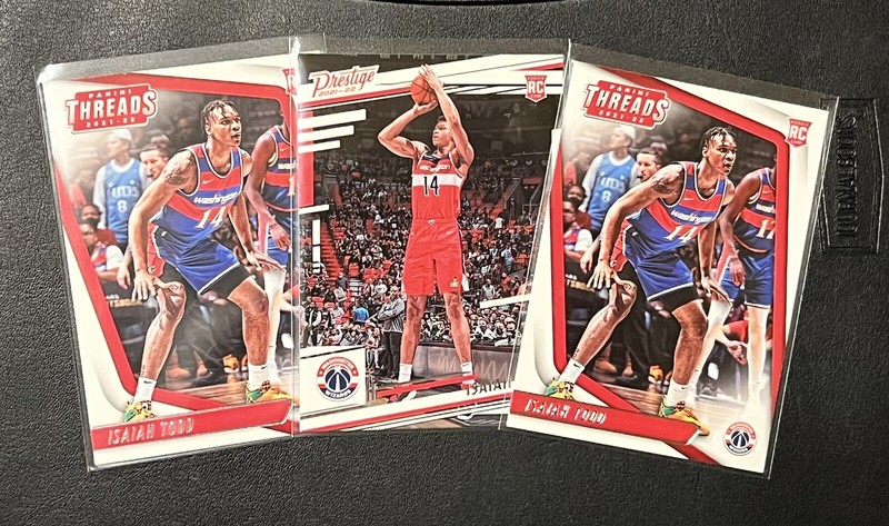Isaiah Todd 2021-22 Panini Chronicles Prestige #74 Rookie Card RC + Bonus Lot(3)