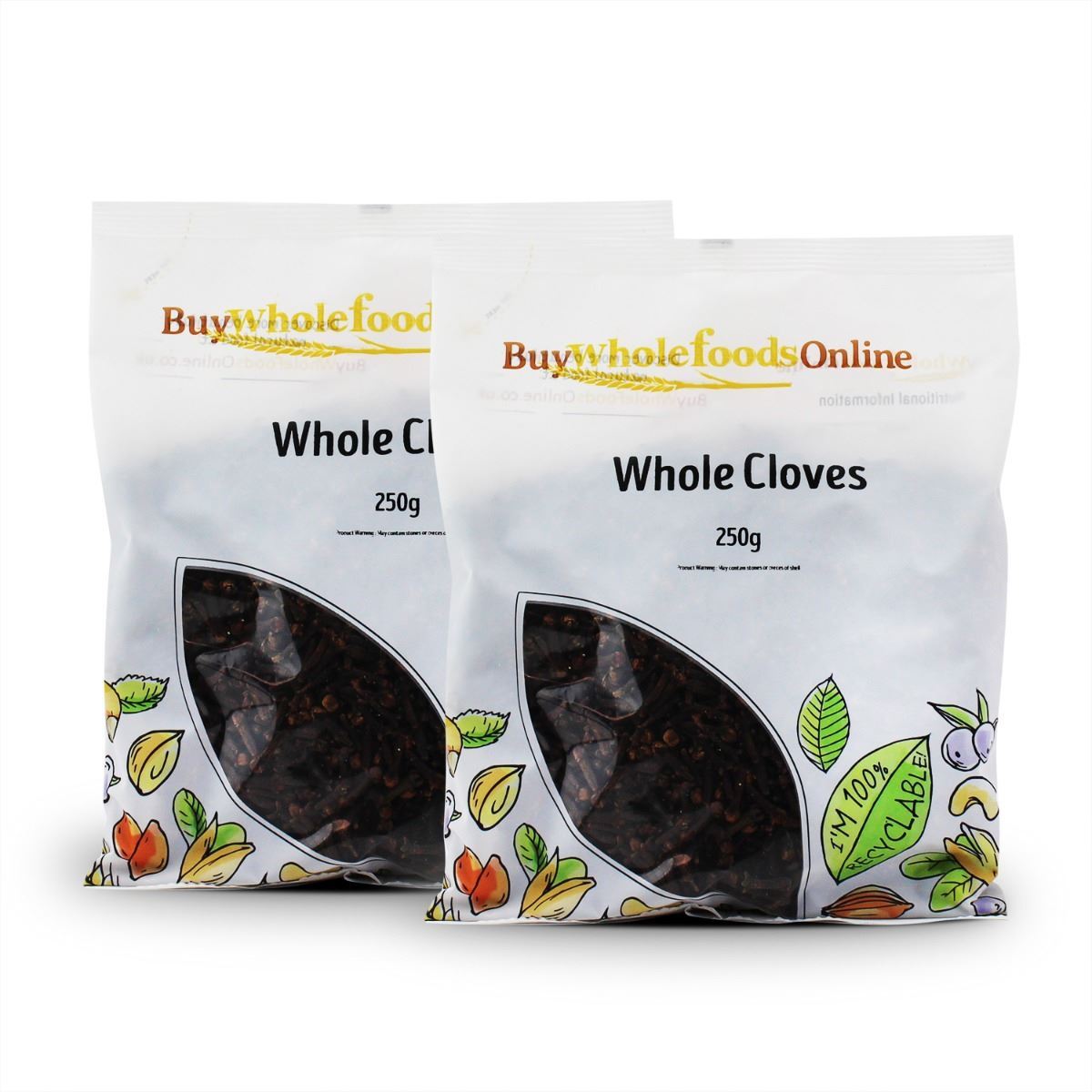 Cloves Whole 500g | BWFO | Free UK Mainland P&P