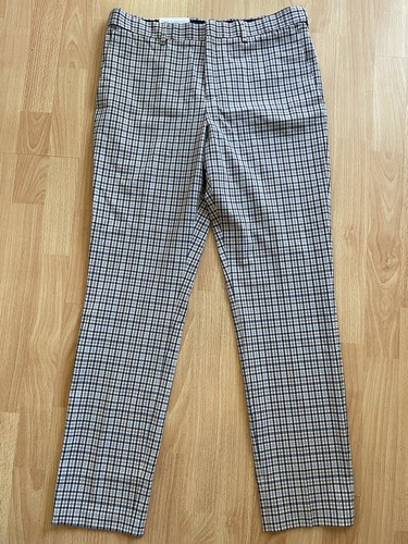 H\u0026M Men's Plaid Dress Pants Slim Fit Coupe Étroite 4-Way Stretch - Size 30  | eBay