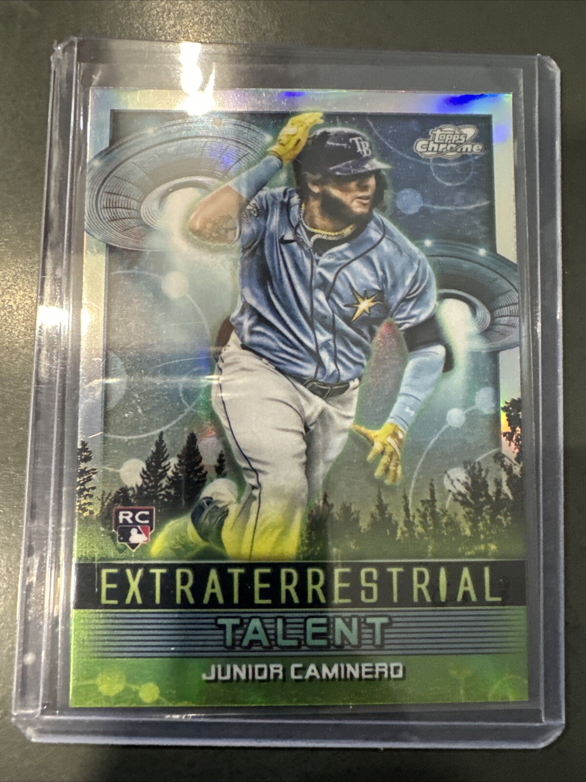 2024 Topps Chrome Cosmic Junior Caminero Extraterrestrial Talent #ET-1 Rays