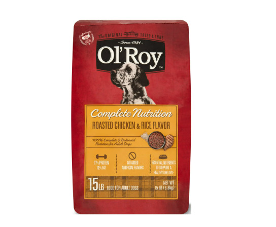 Ol' Roy Complete Nutrition Roasted Chicken & Rice Flavor Dry