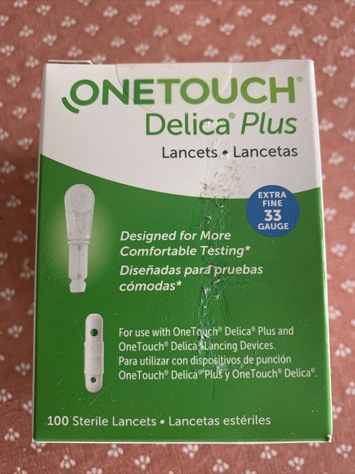 one touch delica lancets 33 gauge Sealed 8 2 Box 100 31 Exp. Virginia