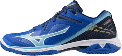 MIZUNO Badminton Shoes WAVE CLAW 3 Blue White Navy 71GA2442 US5.5(23.5cm)