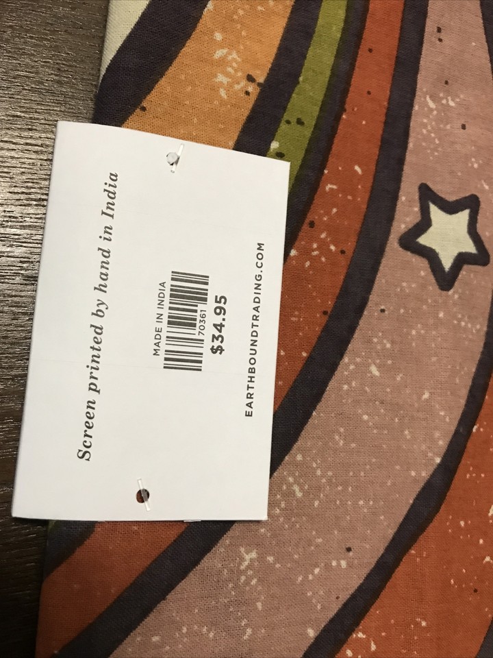 Wall Tapestry Earthbound Trading Company 7X8 Ft. “Open Your Mind” New