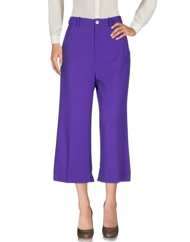 NWT Gucci Dark Purple Stretch Culotte 
