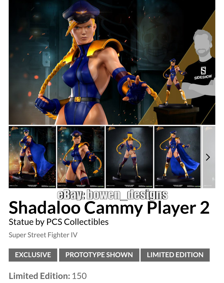 Street Fighter Shadaloo Cammy 1/4 Scale Statue Limited Edition