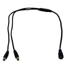 3x Power Supply Plug Splitter 2.1mm DC Adapters for CCTV Security CCD Camera 1U1