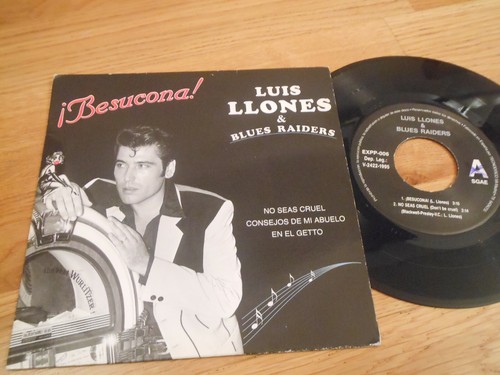 EP LUIS LLONES & BLUES RAIDERS SPAIN SPANISH ELVIS COVER MEMPHIS ROCKABILLY