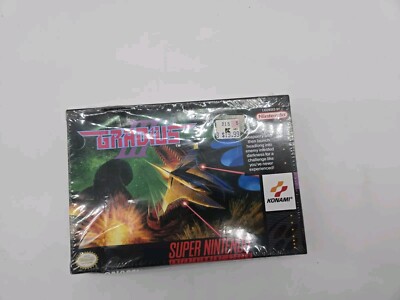 Super Nintendo SNES 1991 Gradius III Game Factory Sealed
