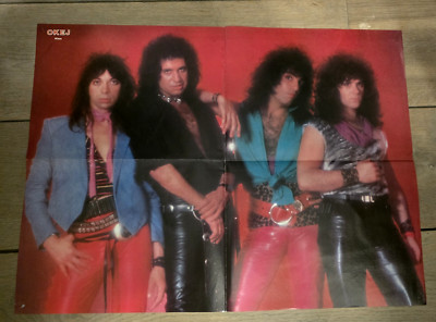 Kiss/ Spandau Ballet  -  Very rare poster from Sweden - 1984 40 X 52 cm  (6)