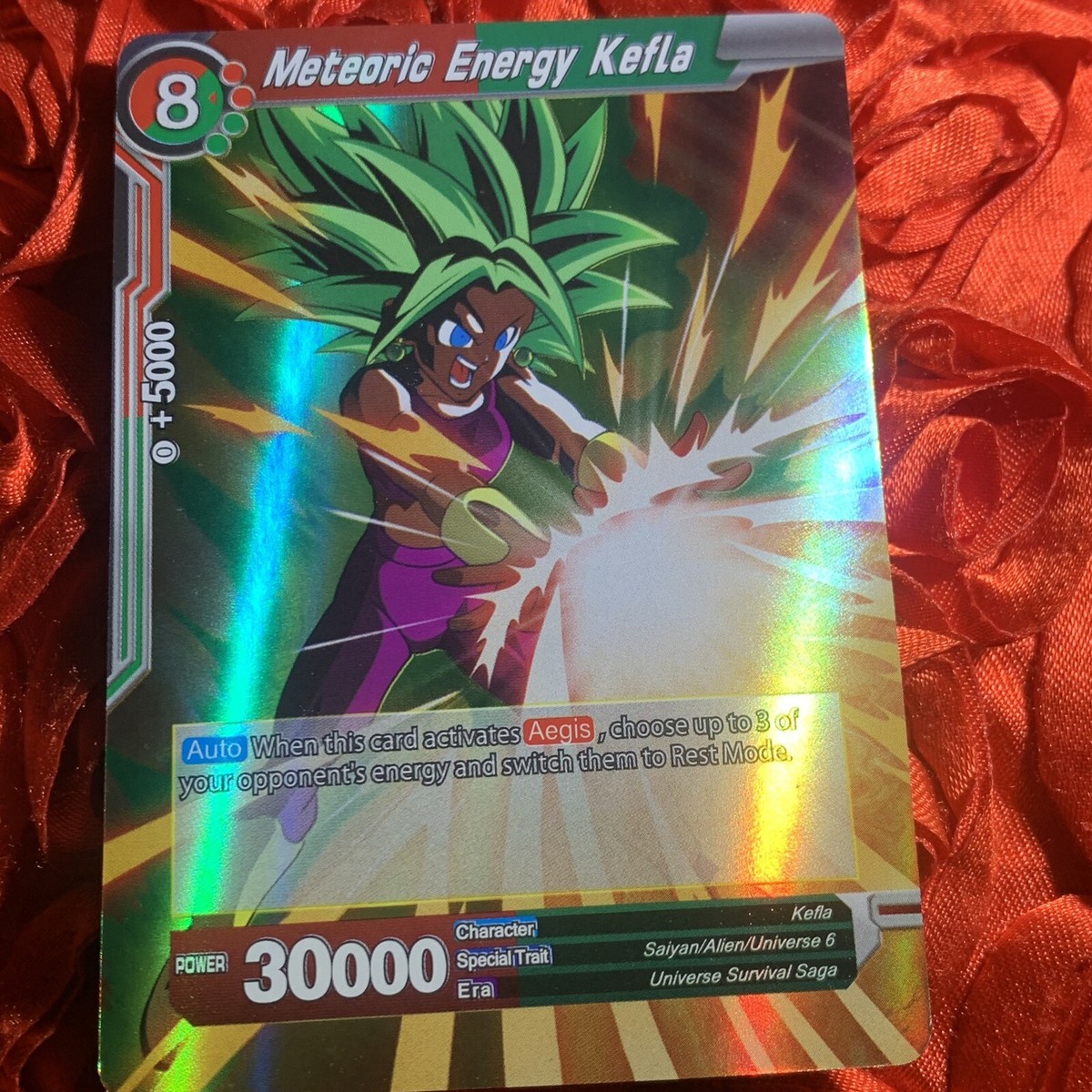 dragon ball super card game kefla Kefla, the Peak of Perfection Universe Survival Saga Rarity SS2 Kefla, Super Fusion (SPR)