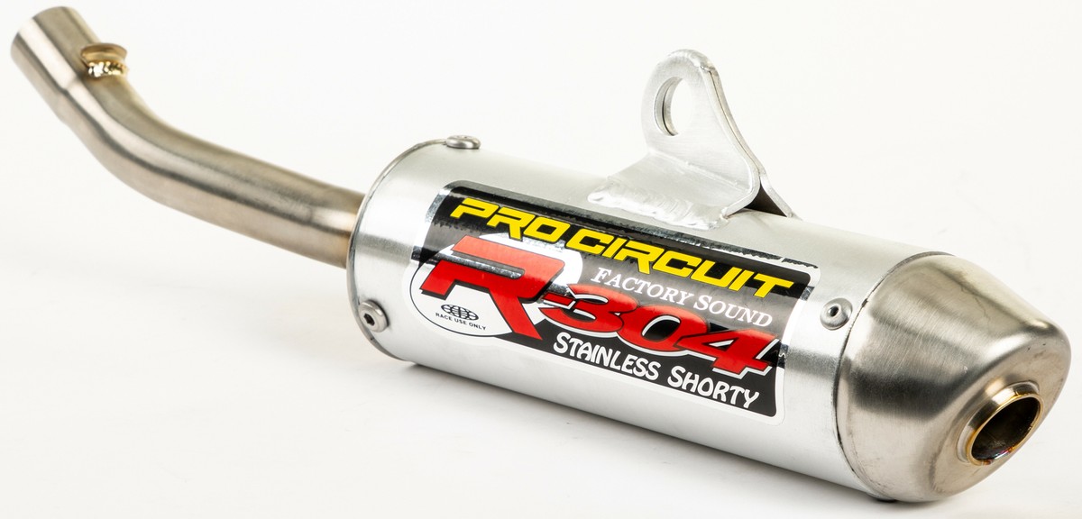 Pro Circuit R-304 Shorty Silencer SH02125-RE For 2002-2007 Honda