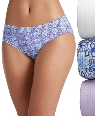 ライラック Women Jockey Super soft Bikini Underwear 3-Pack (Crochet Tile/Soft