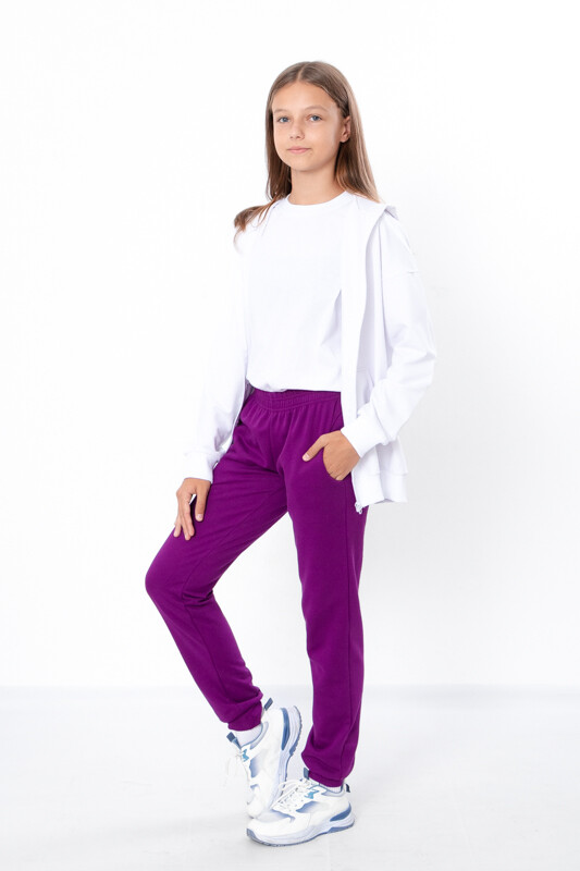 Pants (Girls), Demi-season,  Nosi svoe 6231-023 (baklazhan)