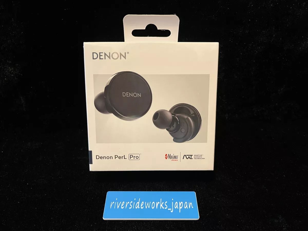 Denon PerL Pro AHC15PLBKEM Fully Wireless Earphones IPX4 Black New From  Japan