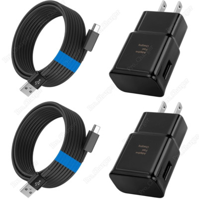 For Samsung Galaxy S22 S21 S20 S10 Type C USB-C Cable Fast Wall Charger Adapter