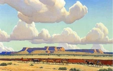 Maynard Dixon Wide Lands of the Navajo 1945 17"x 22" Archival Art Print