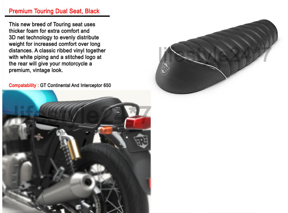 Genuine Royal Enfield GT Continental 650 & Interceptor 650 Touring Dual Seat