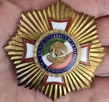 MEXICO. Breast STAR Revolutionary Patriotic Order Ignacio Comonfort 1920's