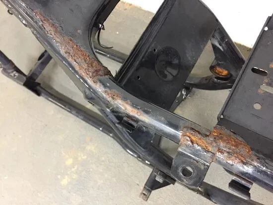 Harley-Davidson Electra Glide Classic 1987 chasis de cuadro principal FLHTC 3172 X Foto 2 de 4