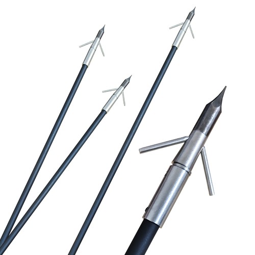 12Pcs Bow Fishing Broadheads 260 Gr Archery Tips Bow Arrow Hunting with Box - Picture 7 of 8