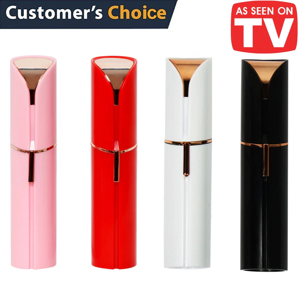 Removedor de pelos faciais impecável aparador depilação indolor depiladora barbeador feminino - Imagem 2 de 4