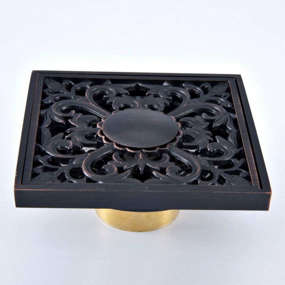 Oil Oklahoma City Mall Rubbed Bronze Flower Art Challenge the lowest price of Japan ☆ Dr Carved Drains Floor Square