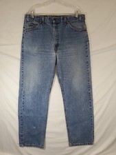 LEVI'S 505 Jeans Mens 40x30 80s ORANGE TAB REGULAR FIT STRAIGHT LIGHT WASH VTG