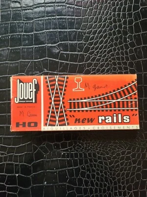 Jouef HO ref45 aiguillage à main gauche, rail dans sa boite d'origine - Photo 1/2