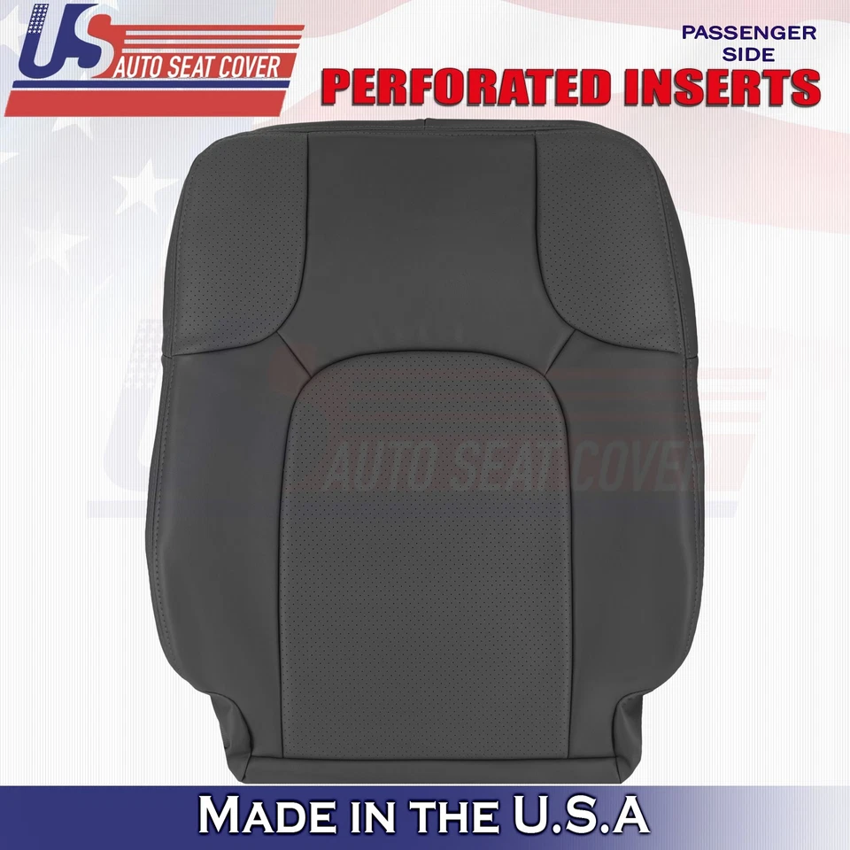 Кожаные чехлы на сиденья сверху и снизу для Nissan Frontier 2005–2021 годов выпуска черные - Изображение 2 из 4